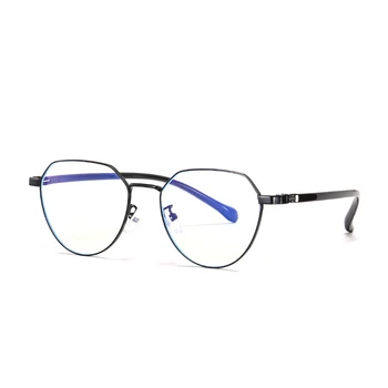 Pánske Okuliare rám na dioptrické Okuliare Proti modré svetlo Retro Okuliare Kovové Priehľadné blokovanie okuliare okuliare počítač glasse