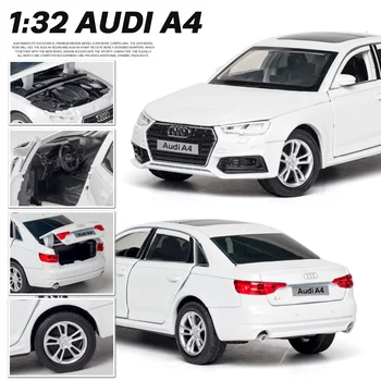 1:32 Model Auta 2017 Audi A4 Diecasts Hračky Zliatiny Auto Zvuk A Svetlo Koliesko Pre Deti Darčeky Zbierku Deti Hračky Dieťa