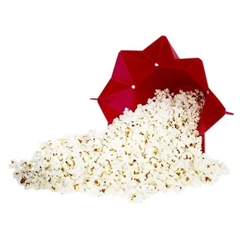 1PC Magic Mikrovlnná Silikónové Popcorn Maker Násobne Vedro Popper Misy DIY Zdravú Desiatu Tvorcovia Kontajner Kuchyňa Pečenie Príliš LN 003