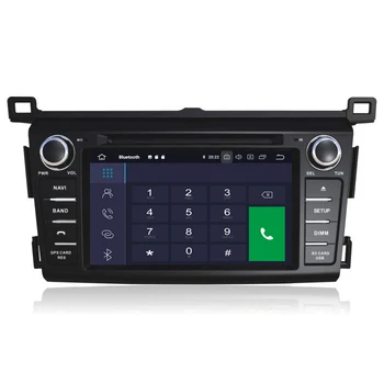 2 din stereo prijímač autorádia Pre Toyota RAV4 Android10.0 auto DVD prehrávač, GPS multimediálne roky 2013-2018 magnetofón GPS Navigácie