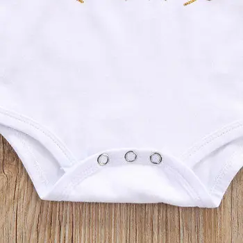 2018 nové Novorodenca Dievčatá Oblečenie Playsuit Romper Nohavice+ hlavový most Oblečenie Set