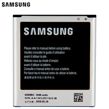 Samsung Originálne Náhradné Batérie B600BC B600BE Pre Samsung GALAXY S4 GT-I9505 I9508 I959 I9500 I9502 B600BU 2600mAh