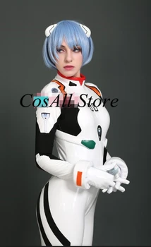 EVA Ayanami Rei biela jumpsuit cosplay kostým gamble vyhovovali Halloween kostýmy pre ženy