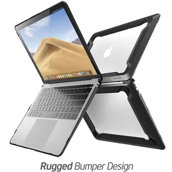 I-BLASON Pre MacBook Air 13 palcový Prípade 2018 Vydania A1932 s Retina Displejom hodí Dotyk ID Dvojitá Vrstva Pogumovaný Nárazník Kryt