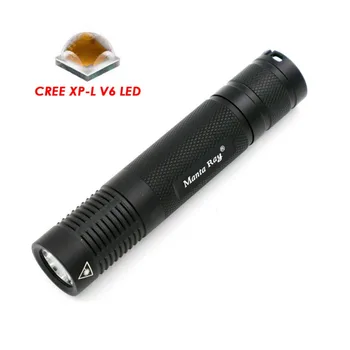 Led baterka CREE XP-L V6 led baterka baterky lampy, svetlá 18650 flash lampa 5-Režim blesku