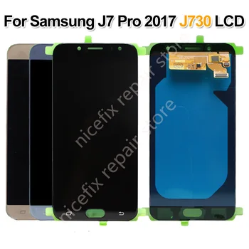 Super AMOLED Pre Samsung Galaxy J730 J7 Pro 2017 LCD Displej+Dotykový Displej Digitalizátorom. Montáž Náhradná Pre SAMSUNG LCD J730