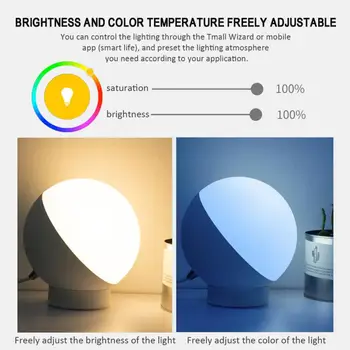 Horúce Smart Ochrana Očí stolná Lampa, Wifi, Intelligent Žiarovka Pre Amazon Alexa/Google Home/Inteligentný Život App LED Žiarovky