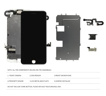 Hot Predaj Náhradné LCD displej Pre iPhone 7 Plus 7P LCD Displej Dotykový Digitalizátorom. Montáž Pre iPhone 7 7P LCD Displej AAA Kvality