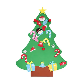 DIY Vianočný Stromček Set S Ozdoby Pre Deti,Vianoce, Darčeky,Dvere Stene Visí vianočné dekorácie navidad