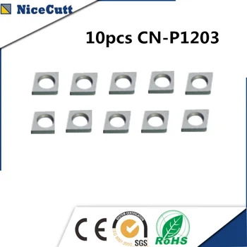 Sústruh nástroj 10pcs CN-P1203 Karbid Volfrámu Sústruženie Podložky Rezné Nástroje pre PCLNR/L CNC Sústruhu Karbidu Sústruženie Vložiť doprava Zadarmo