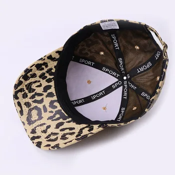 Letné nových mužov a ženy baseball cap leopard tlač značky hat pánske bežné spp žena cestovanie slnko klobúk