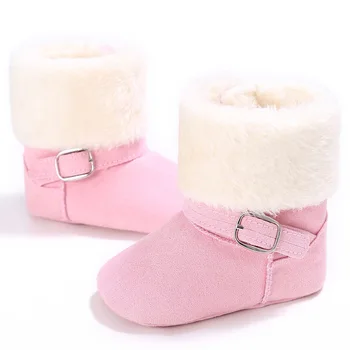 Zimné mužov a žien 0-1 rokov dieťa vysokej pomôcť teplé mäkké snehu topánky, detská obuv batoľa topánky