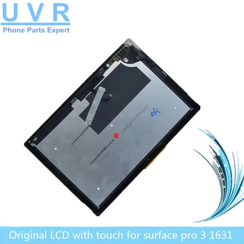Originálne LCD Montáž Pre Microsoft Surface Pro 3 lcd displej 1603 dotykový displej digitalizátorom. montáž