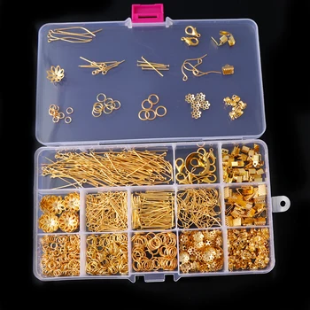 Šperky Zistenia Set Šperkov, Takže Starter Kit Náušnice Hák/JumpRings/Pins/Rozšíriť Reťazca/ Pinzety Kliešte Na Drôt Šperky Zistenia