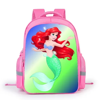 Disney 16 Palcov, Malá Morská víla Ariel Batoh Princezná Deti Školské tašky Rozprávky Školskej Tašky Knihu pre Dospievajúce Dievčatá mochila