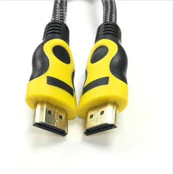 HDMI HDMI Kábel, 3D 2.0 K Male-Male Vysokej Premium pozlátený HDMI Adaptér pre Tablet HDTV Fotoaparát, PC farba žltá
