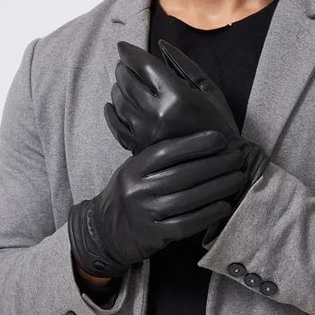 Kožené rukavice pánske rukavice Zimné darček kožené vodičské rukavice kožené rukavice rukavice 100ks