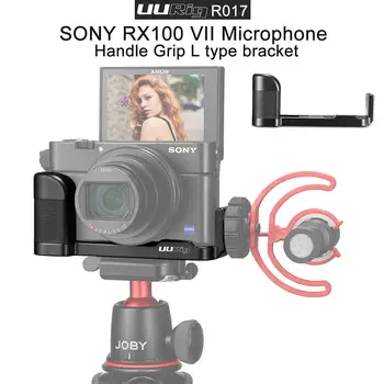 Pre UURig R017 Vlog L Doska pre Sony RX100 VII Cold Shoe Mount Mikrofón Rukoväť Mikrofón Rukoväť