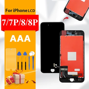 AAA+++ Na iPhone 7 7Plus LCD Displej Nahradenie Vysokej Kvality Pre iphone 8 Plus Displej 8Plus Č Mŕtvy Pixel S 3D Dotyk
