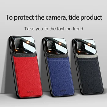 Telefón puzdro Pre Xiao Note10 Lite Funda Business farbou Pleti-vzor Luxusné Kožené Pre Xiao 9 8 SE CC9 Pro Max 3 Kryt