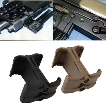 ABS Vojenské Taktické Puška Zbraň M4 Časopis Paralelný Konektor Dvojité Časopis Spojka Clip Držiak Airsoft Lov Príslušenstvo