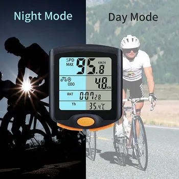 LCD Káblové Požičovňa Otáčkomer Digitálne Požičovňa Počítačov Nepremokavé Snímač Pohybu Horský Bicykel Rýchlomer Cyklistické Doplnky