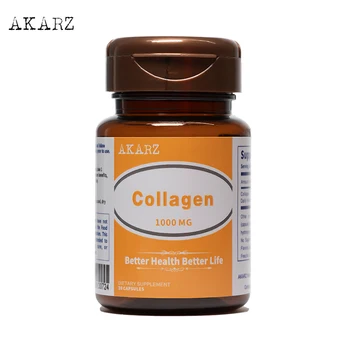 AKARZ Slávnej Značky Kolagénu Silný Antioxidant, Podporuje Imunitný Zdravia Proti Starnutiu, Liečbu Akné 1000MG