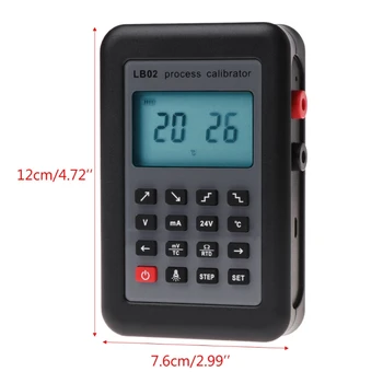 LB02 Kalibrátor Tester Odpor Aktuálne Voltmeter 4-20 mA Signál Generátora