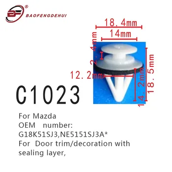 Dvere Výbava Klipy Zips Pre Mazda G18K51SJ3,NE5151SJ3A* Výzdoba S Tesniaca Vrstva polohovacie zariadenie