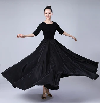 Veľké Lem (180 360 540 720 )Dlhé Hodvábne Sukne faldas mujer kórejskej Ženy, leto, jar pláži hodváb dlho largas sukne 80 cm, 90 cm