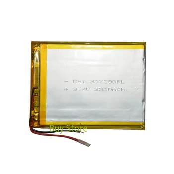 3500mAh 3,7 V polymer lithium ion Batéria 2 Drôt Náhradné Batérie Tabletu pre GOCLEVER TERRA 70 L 7-palcový Tablet PC