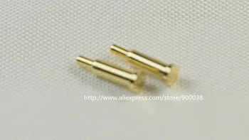 10pcs Pružinou Pogo Pin Konektor 2.0 mm 7.0 mm výška SMT / SMD PCB mosadz Zlatá platňa 1u 50g sily