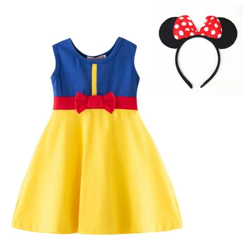 Dieťa Dievčat Disney Oblečenie pre Deti Šaty pre Dievčatá Cosplay Deti Oblečenie Minnie Princezná Šaty Nové Módne Detské Oblečenie Dievčatá