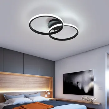 110V 220V Led Stropné svietidlo Black&White Moderné Stropné Lampy, Obývacia izba, Spálňa, Jedáleň, Kuchyňa, Izba Svietidlá