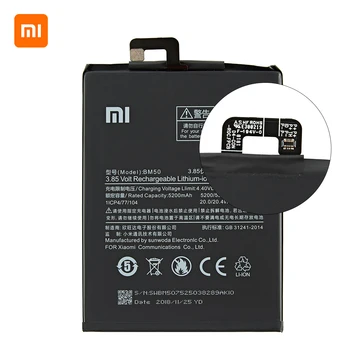 Xiao mi Pôvodnej BM50 5300mAh Batérie Pre Xiao Mi Max 2 Max2 MAX2 BM50 Vysokej Kvality Telefón Náhradné Batérie +Nástroje