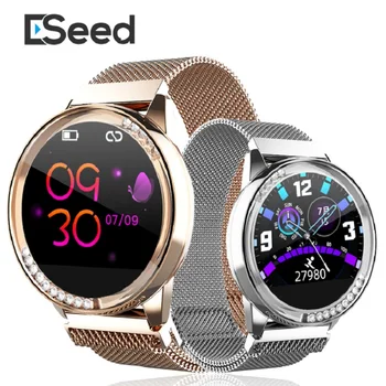 ESESEED 2020 H16 Smart hodinky ženy, vodotesný IP67 1.04 palcový Srdcovej frekvencie Smartwatch Fitness Tracker pre Android a ios PK KW10 Q8