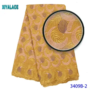 Africké čipky textílie vysoko kvalitné švajčiarske voile čipky tkaniny, výšivky bavlna voile čipky textílie pre africké ženy muž 3409b