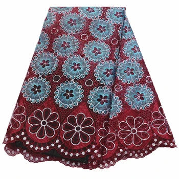 5yards Afriky Čipky Textílie námornícka modrá čipky Tkaniny, Výšivky francúzsky čistý čipky s kamene pre ženy šaty
