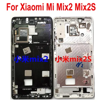 Pôvodná Podpora Bývania Predný Rám s Modularitou Stredný Rám + Napájania ovládanie Hlasitosti Pre Xiao Mi Mix 2S Mix2S MIX 2 Bez LCD