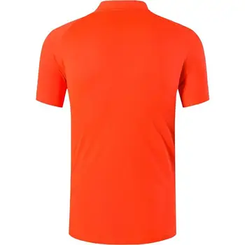 Jeansian pánske Športové Tričko Polo Shirts POLOŠTE Poloshirts Golf, Tenis, Bedminton Dry Fit Krátky Rukáv LSL243 Orange