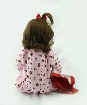 NPK 60 cm veľmi veľký 6-9Month reborn tollder bábika Realisticky novorodenca Bonecas Bebe dieťa hračku dievča silikónové reborn bábiky baby