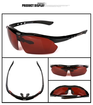 6 objektív Rybárske Okuliare Filter modré svetlo Polarizované Cyklistické Okuliare na Bicykel, MTB Okuliare Outdoor Športové Cyklistické Okuliare UV400